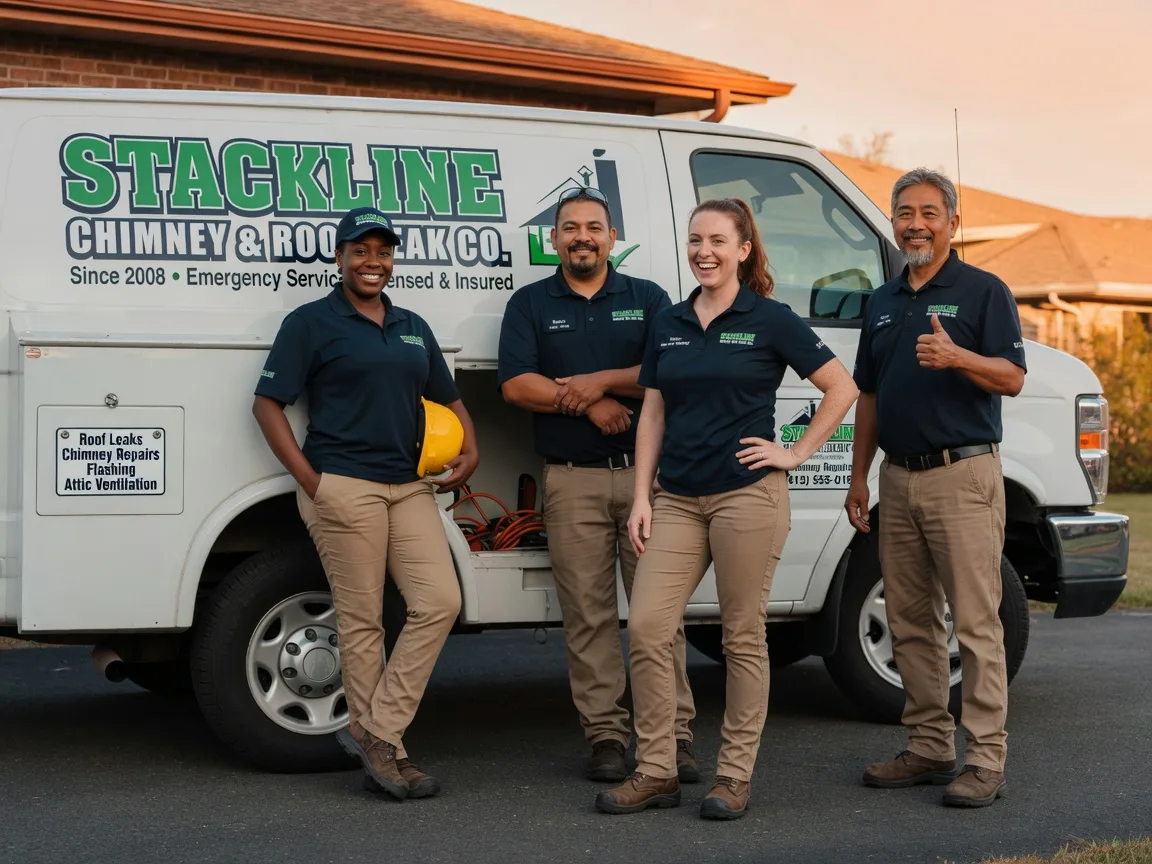 Chimney flashing repair company in Mead, OK